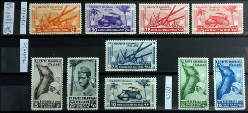 Italy regno colonie 1933 - italy,