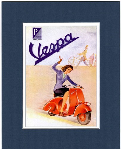 Vespa piaggio mounted - vespa,