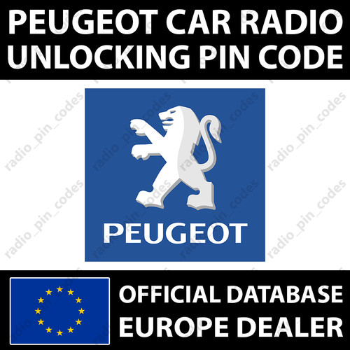 Pin radio peugeot codice 206 - codice,