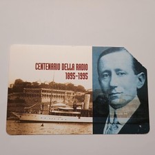 Scheda telefonica rara centenario della radio