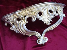 Console Muro Mensola Oro