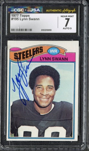 1977 topps 195 lynn swann - 1977,