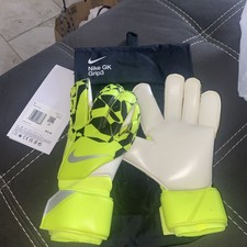 Guanti portiere Nike GK Grip3 Grip Volt neri calcio portiere HQ0256-702 taglia 8