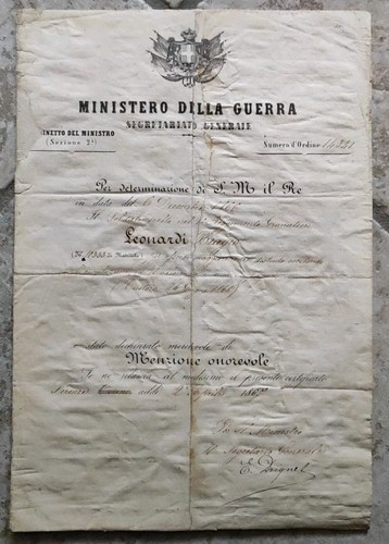 Menzione onorevole guerra - onorevole,