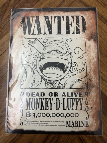 One piece wanted poster base - one,