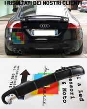 AUDI TT 8J 2006-2014 DIFFUSORE SOTTO PARAURTI POSTERIORE LOOK STT RSTT -