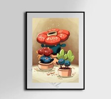 Pianta strana Pokemon arte