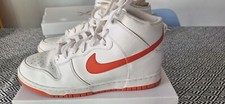 Nike Dunk High Bianco Picante Rosso- Modello DV0828 - USATE OTTIME CONDIZIONI