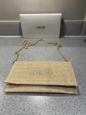 Borsa Dior Rafia pochette/make