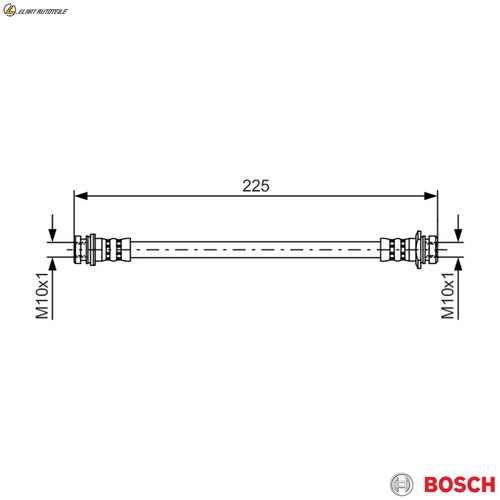 Tubo freno 987 481 387 - 481, per