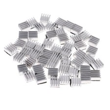 50Pack 8.8x8.8x5mm Set di alette di raffreddamento del dissipatore di calore in