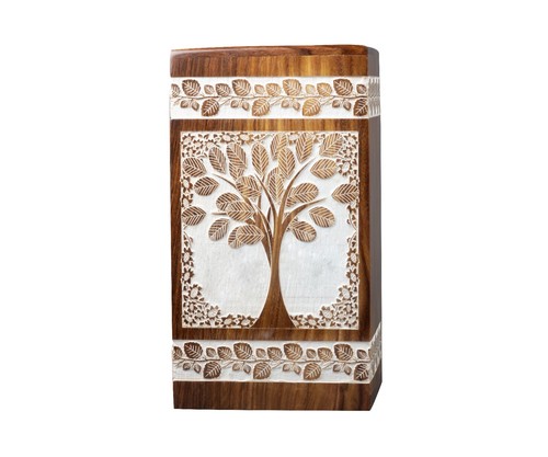 Urna legno palissandro albero