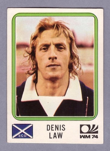 Denis law figurine panini - panini, wc