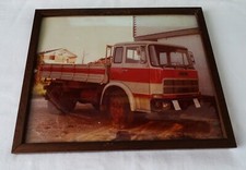 RARA FOTO DI CAMION - FIAT 110 NR - CON CORNICE D'EPOCA  - ANNI 1970 -518-