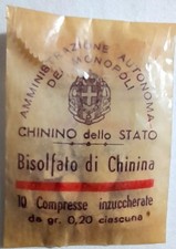 CHININO DI STATO - MALARIA -