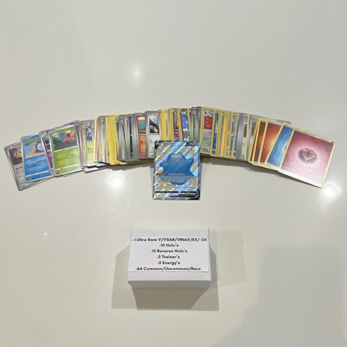 Lotto 100 carte - , pokémon