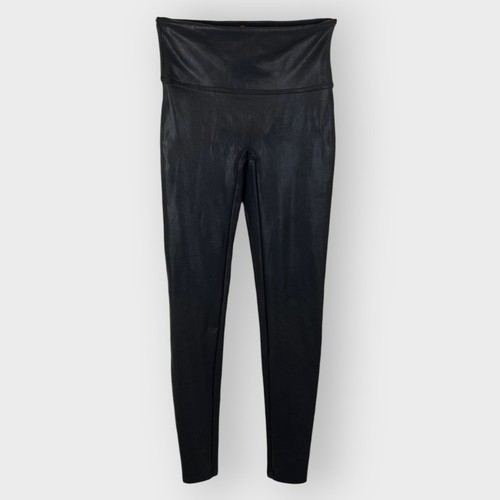 Spanx leggings ecopelle lucidi - spanx,