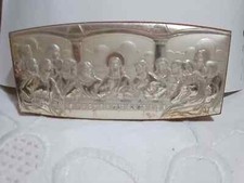 icona  Ultima Cena Argento Cm 13,5x6