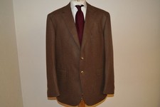 Completo in flanella su misura SCABAL come nuovo taglia 58 marrone uomo