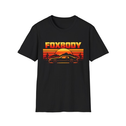 Foxbody retro sunset car - foxbody,