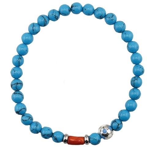 Bracciale corallo pietre