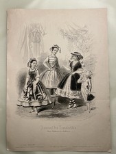 Antica stampa francese 1863