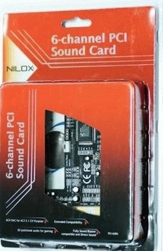 Scheda audio nilox - scheda, pci