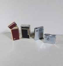 Vintage 4 Lighters Lot Pierre Cardin Win Sarome Minuet For Parts Mechero