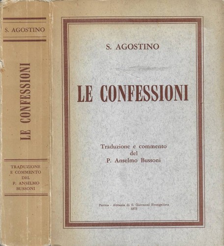 Confessioni s agostino - .,