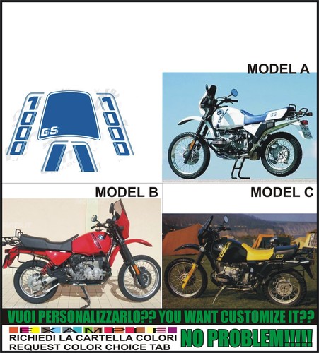 Adesivi r100 1987 1990 kit - r100,
