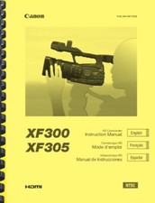 Canon XF300 XF305 HD