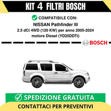 KIT BOSCH 4 Filtri tagliando