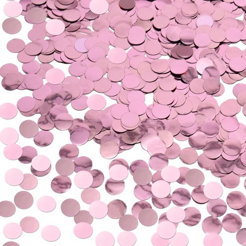 Metallic foil round confetti - metallic,