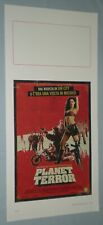 PLANET TERROR   LOCANDINA  CM.33X70    ROBERT RODRIGUEZ     PLAYBILL