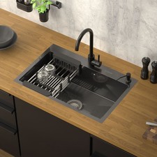 Lavello acciaio antracite - in,