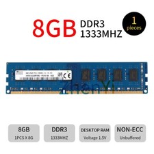 8 GB 4 GB 2 GB DDR3 1333 MHz
