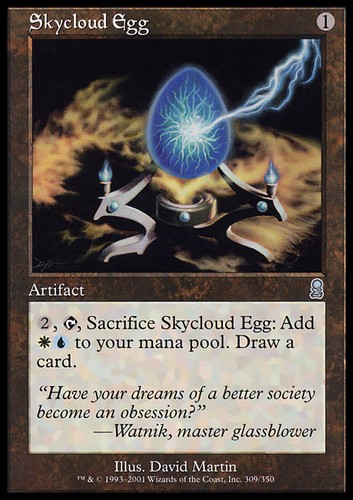 Mtg skycloud egg uovo - mtg,