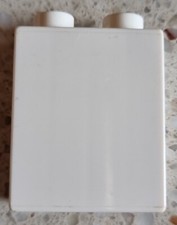 Lego duplo mattone bianco 1 - bianco,