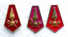 SPILLA E MOSTRINE VIGILI DEL FUOCO POMPIERI VV.F. UNIFORME DISTINTIVO VINTAGE