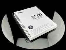 Nikon D500 Instruction Owners