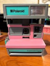Polaroid Supercolor Esprit 600 Rosa Grigia Verde Acqua (Fine anni '80)