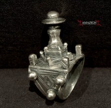 Eccezionale Anello Talismano Tuareg - Moschea - Mali
