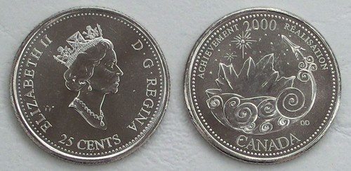 Canada cents moneta - canada, 25