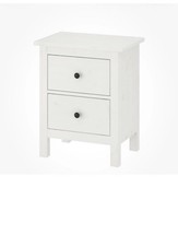 Comodino Ikea Hemnes legno
