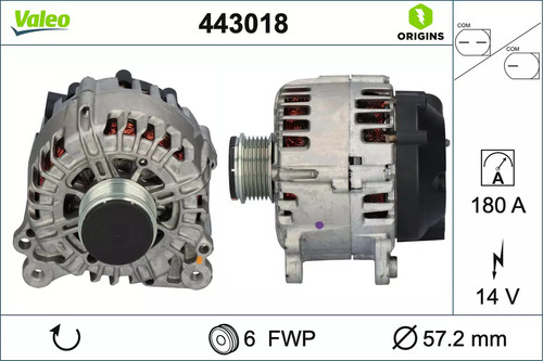 Alternatore valeo 180a - 180a,