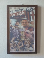 Bologna Calcio Quadro In Legno