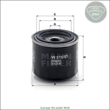 W811 filtro olio - w811/81,