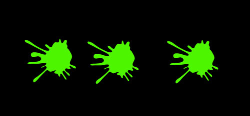Aufkleber slime klecks - aufkleber,