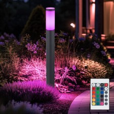 LED Esterni Piantana Acciaio