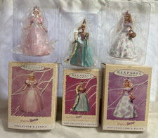 3 Hallmark BARBIE ornamenti